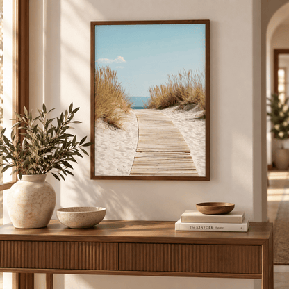 Boardwalk Through the Dunes Canvas Print