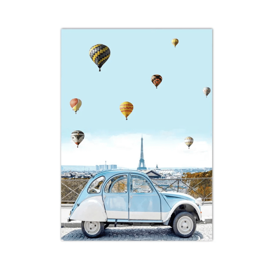 Paris Balloon Ride Canvas Print