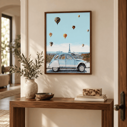 Paris Balloon Ride Canvas Print