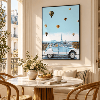 Paris Balloon Ride Canvas Print