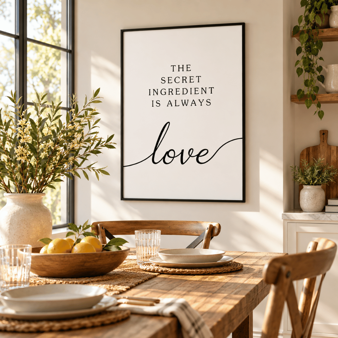 Secret Ingredient Love Canvas Print
