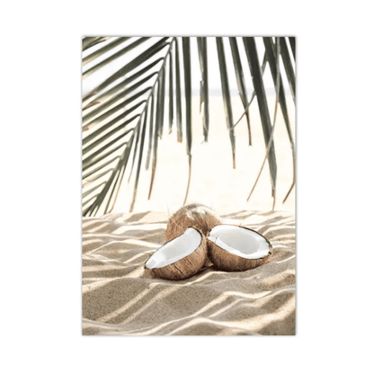 Coconut Shade Tropical Canvas Print