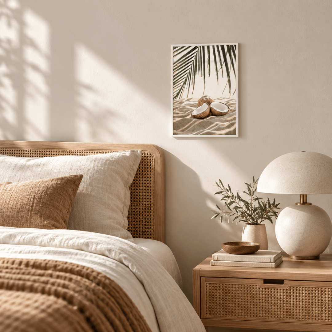 Coconut Shade Tropical Canvas Print