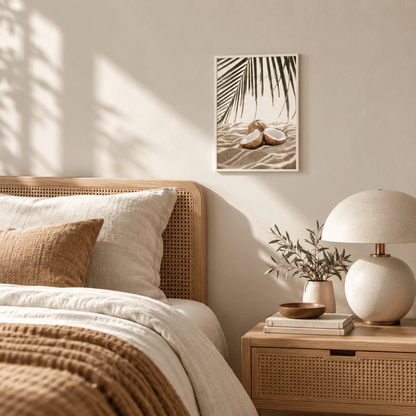 Coconut Shade Tropical Canvas Print