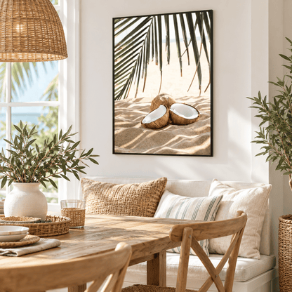 Coconut Shade Tropical Canvas Print