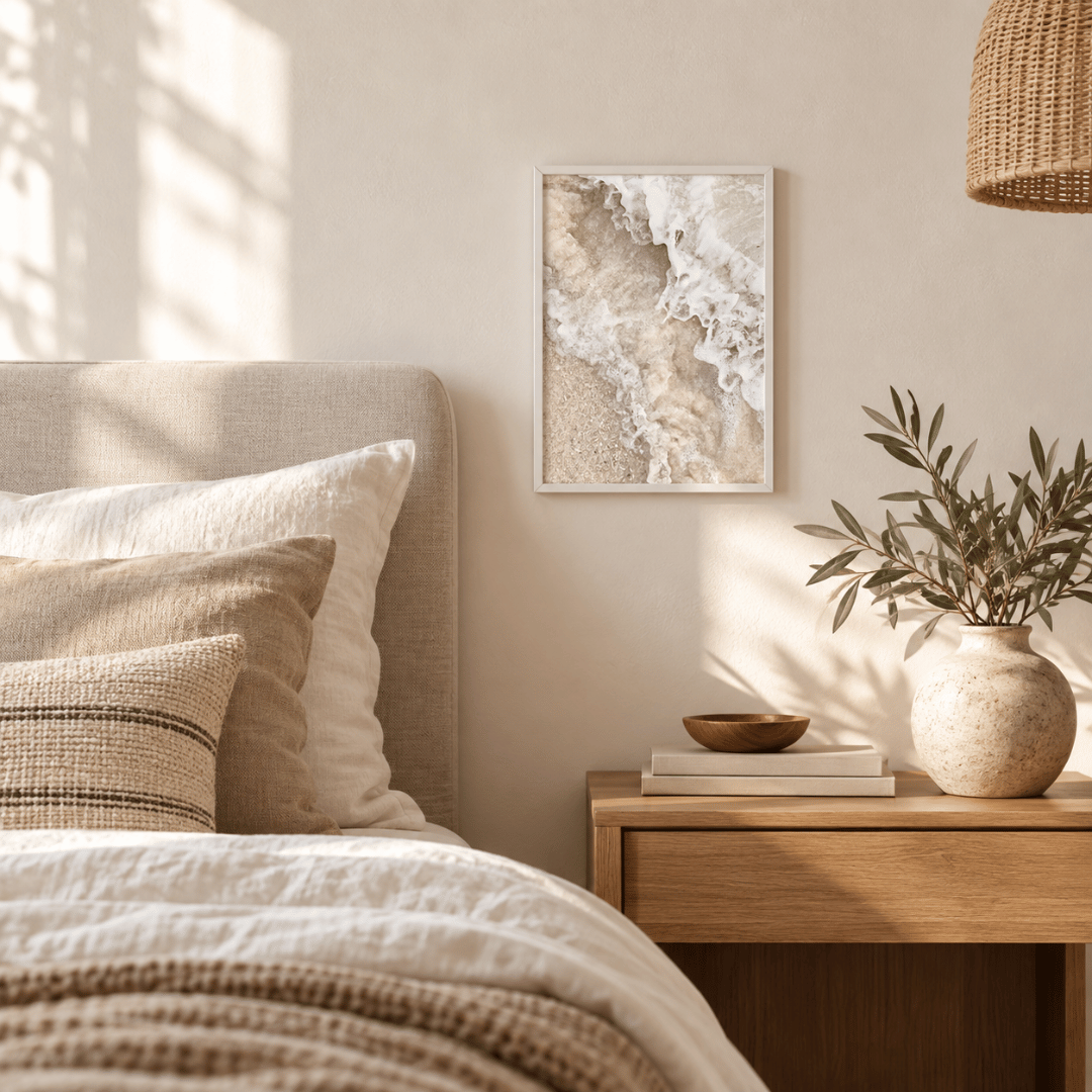 Soft Tide Coastal Canvas Print