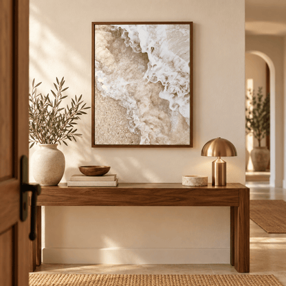 Soft Tide Coastal Canvas Print