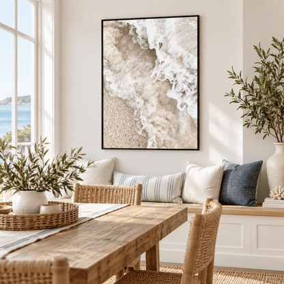 Soft Tide Coastal Canvas Print