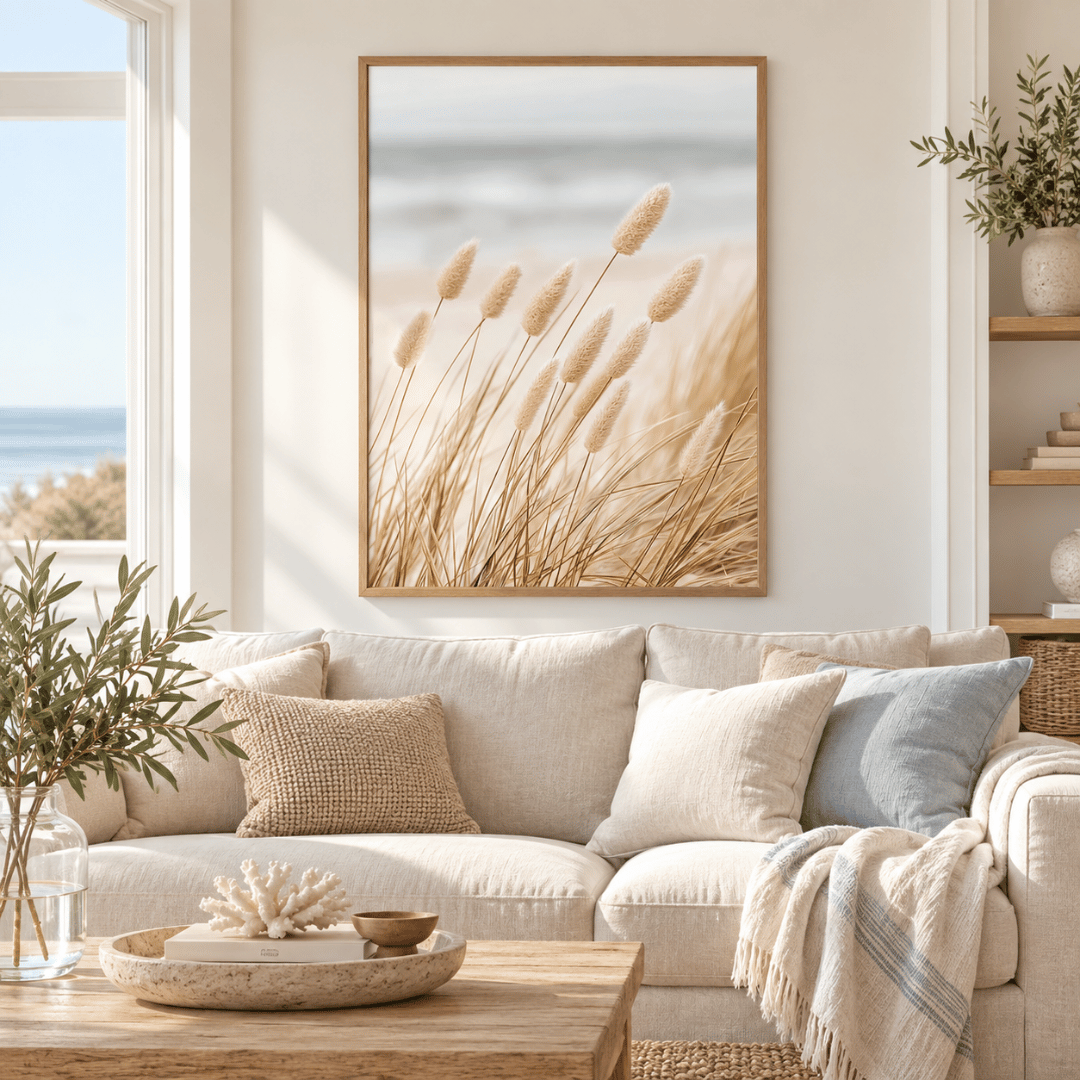 Soft Dune Grass Canvas Print