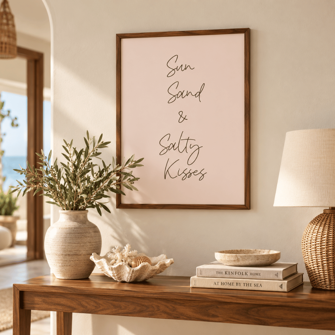 Sun Sand Salty Kisses Canvas Print