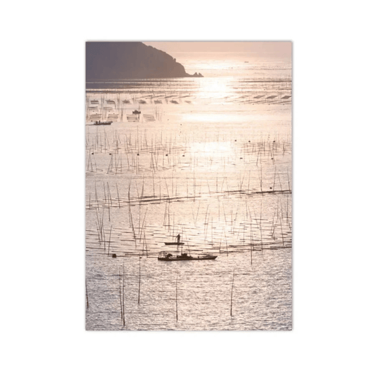Golden Tidal Waters Canvas Print