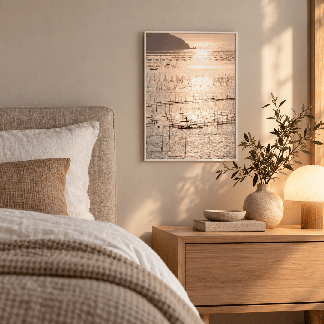 Golden Tidal Waters Canvas Print