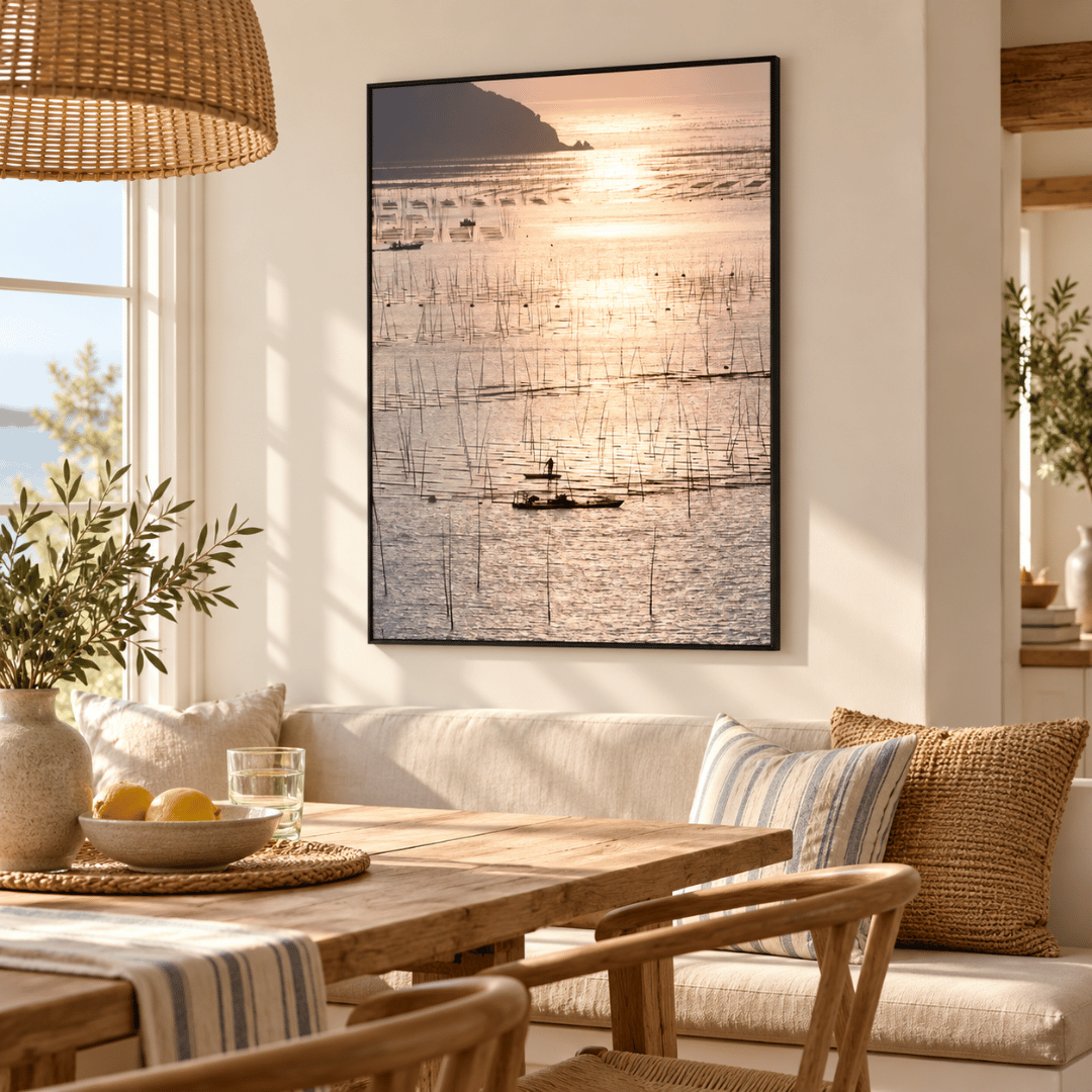 Golden Tidal Waters Canvas Print