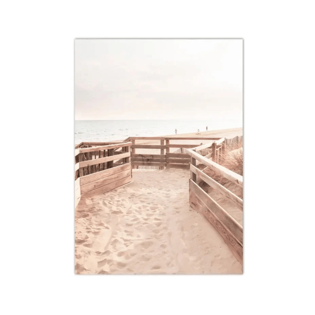Path To The Shore Canvas Print