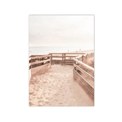 Path To The Shore Canvas Print