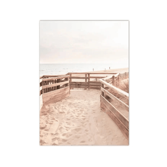 Path To The Shore Canvas Print