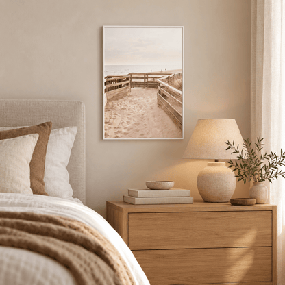 Path To The Shore Canvas Print