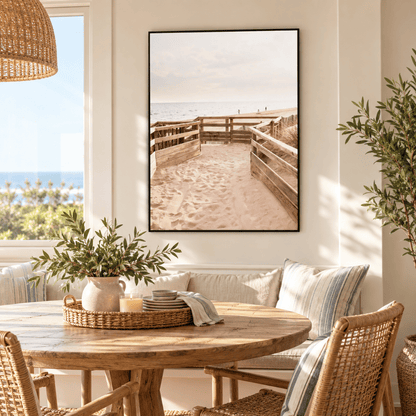 Path To The Shore Canvas Print