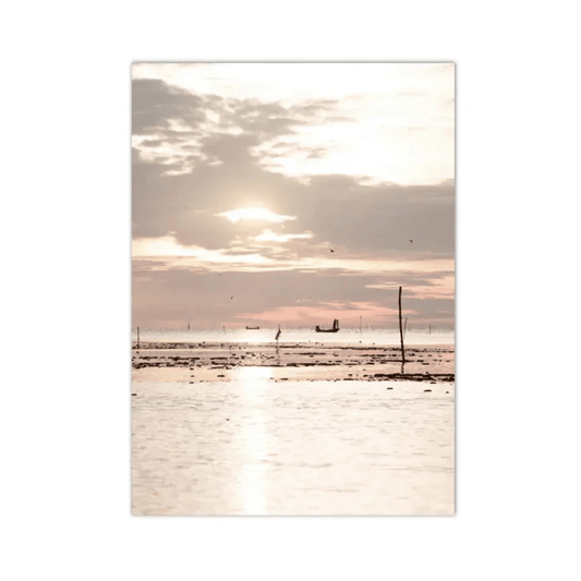 Low Tide Glow Canvas Print