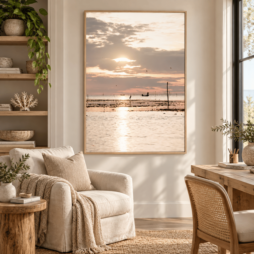 Low Tide Glow Canvas Print
