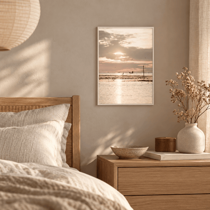 Low Tide Glow Canvas Print