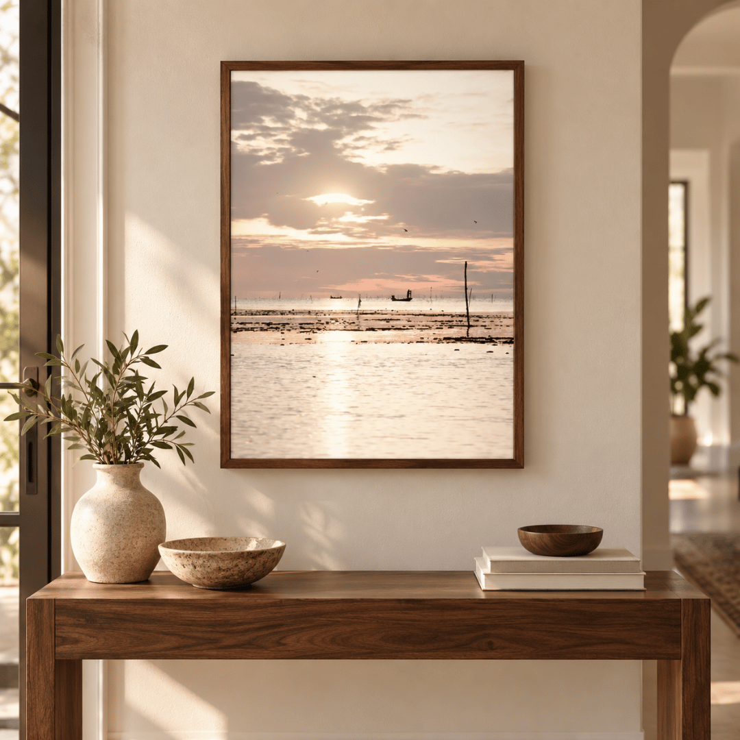 Low Tide Glow Canvas Print