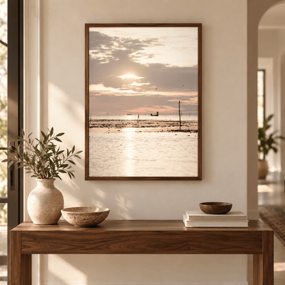 Low Tide Glow Canvas Print