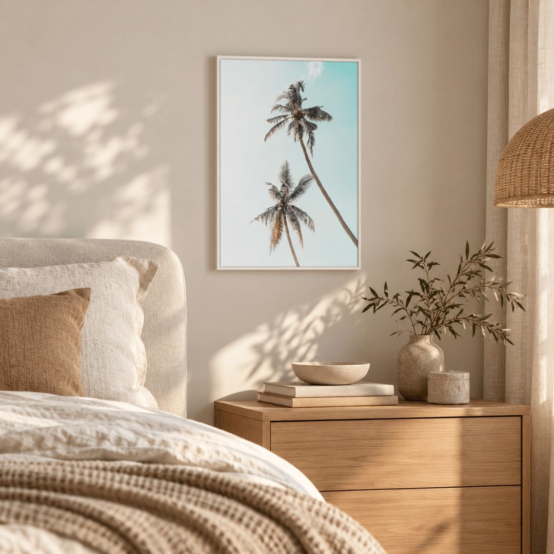 Tropical Palm Breeze Canvas Print