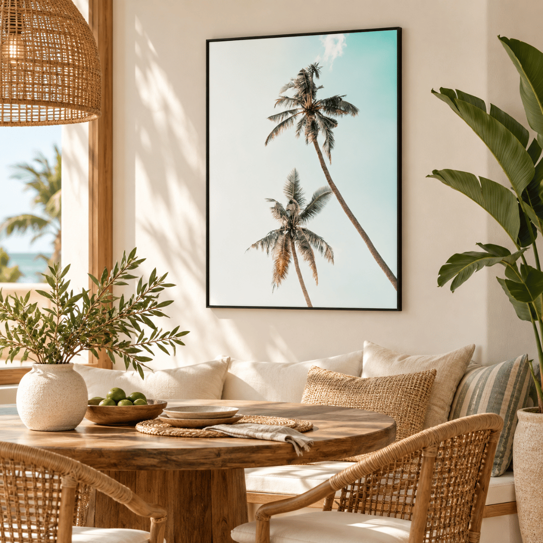 Tropical Palm Breeze Canvas Print