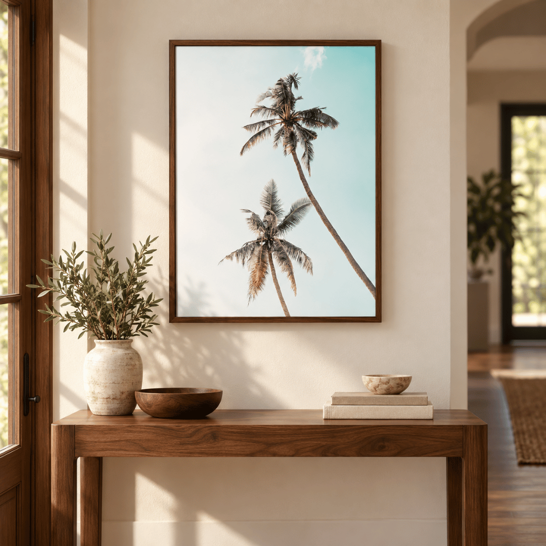 Tropical Palm Breeze Canvas Print