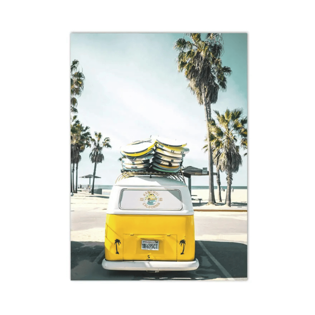 California Surf Van Canvas Print