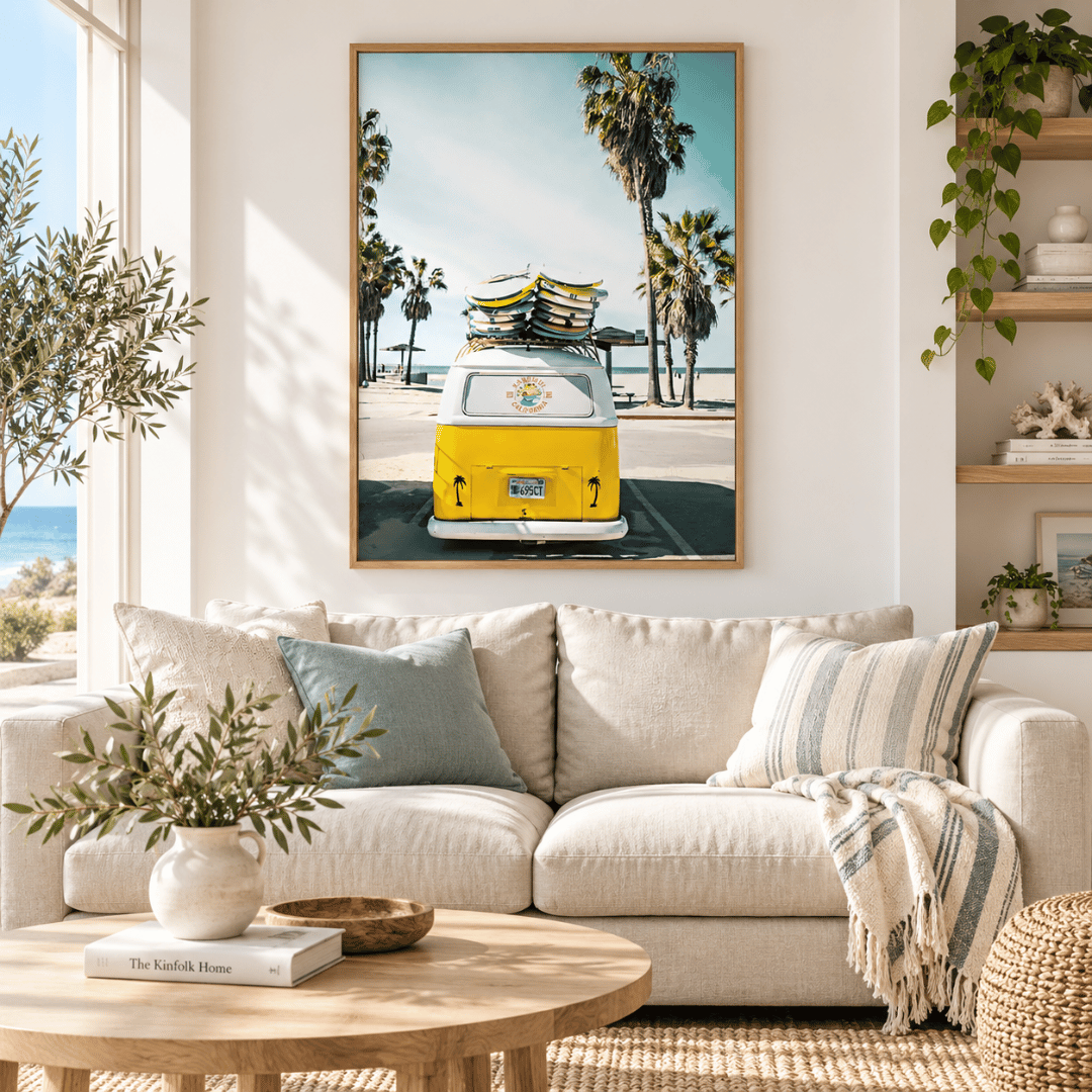 California Surf Van Canvas Print