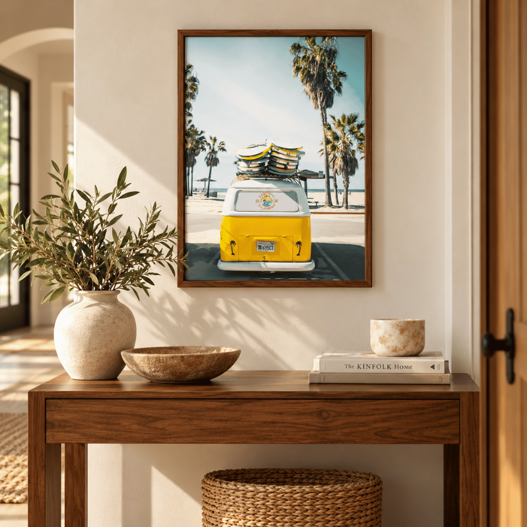 California Surf Van Canvas Print