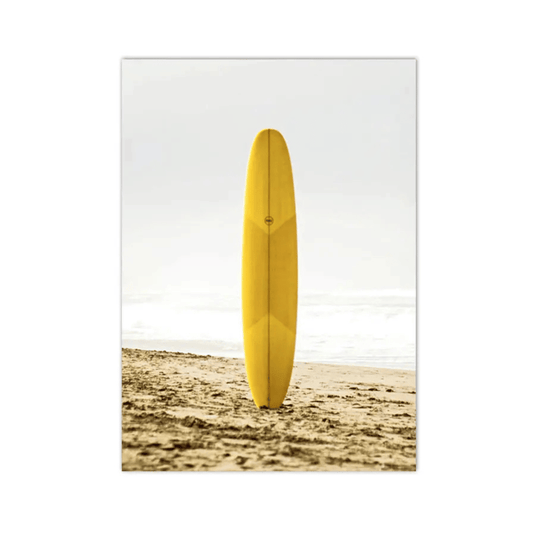 Sunshine Longboard Canvas Print