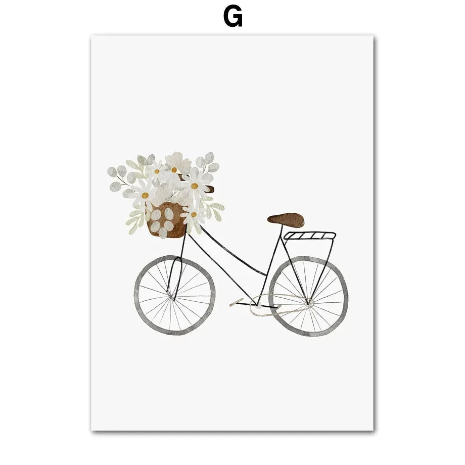 Cartoon Bear Construction Vehicle Canvas Art