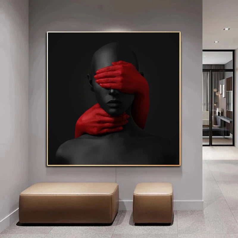 Abstract Woman Canvas