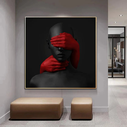 Abstract Woman Canvas