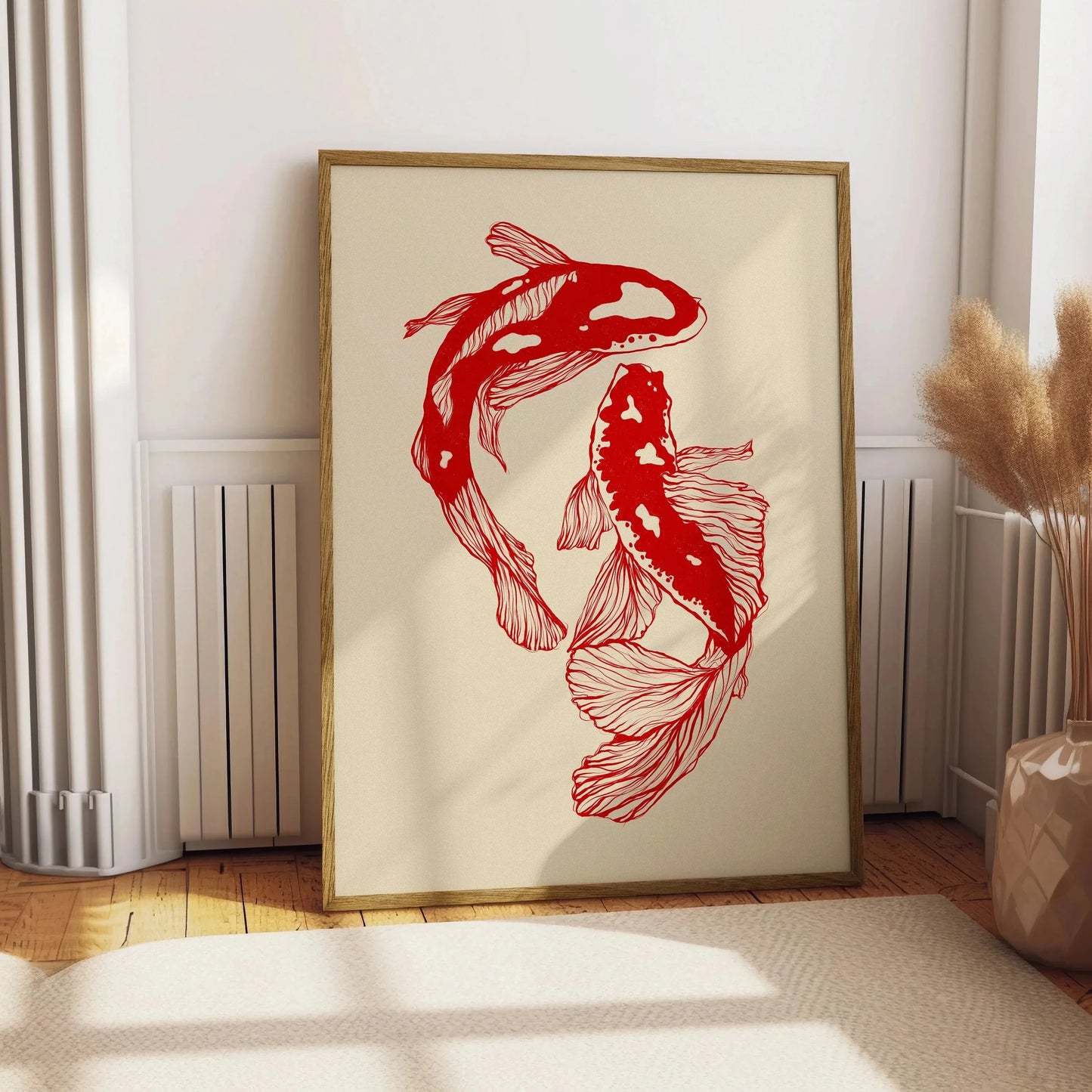 Japanese Koi Fish Canvas Print