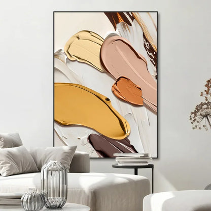 vintage kraft style oil poster unframed canvas wall art