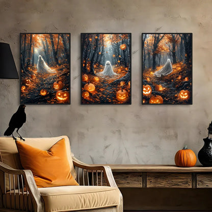 Cute Halloween Ghost Canvas Print