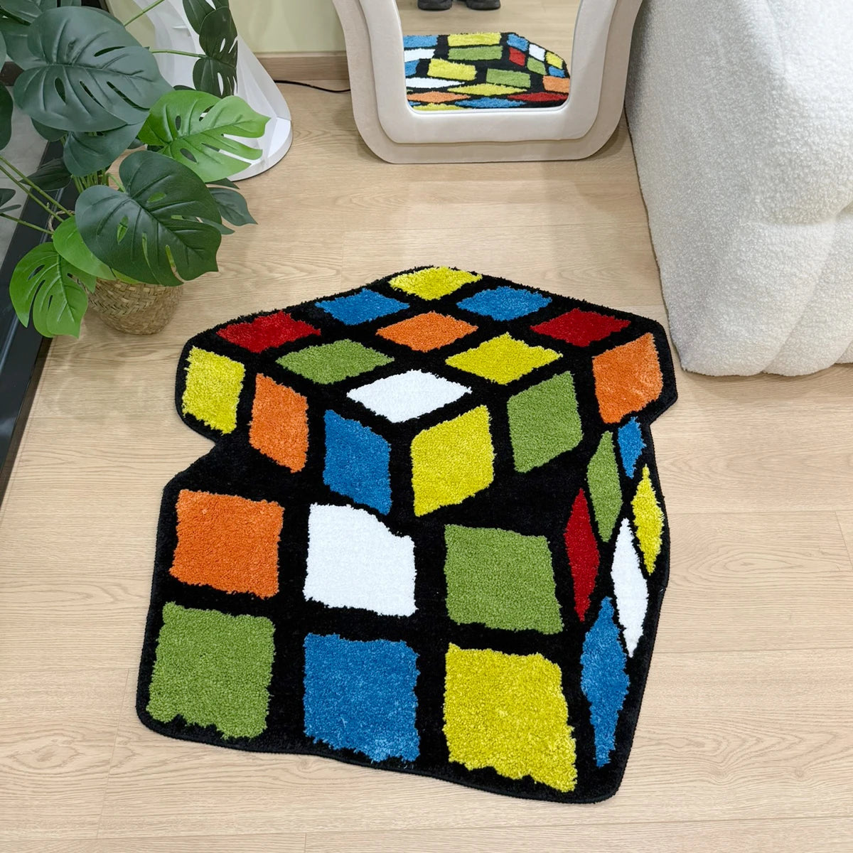 Rubix Cube Tufting Rug