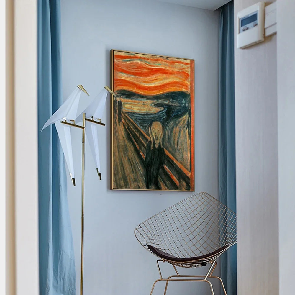 The Scream by Edvard Munch Canvas Print