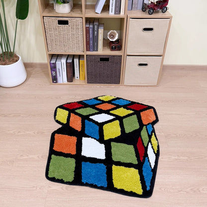 Rubix Cube Tufting Rug