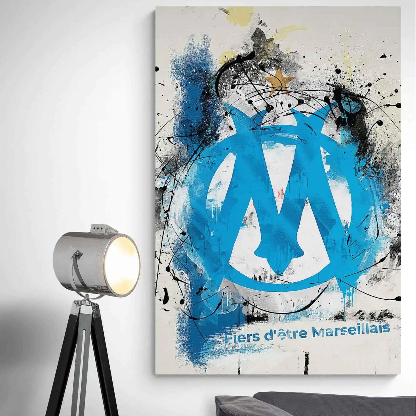 Olympique Graffiti Tribute Poster