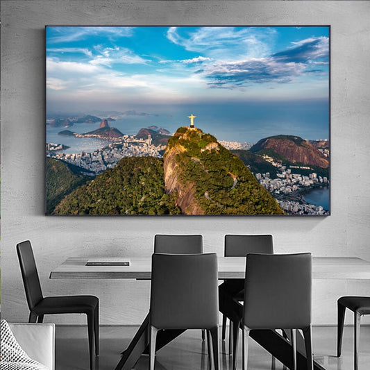 Rio de Janeiro modern city landscape canvas wall art