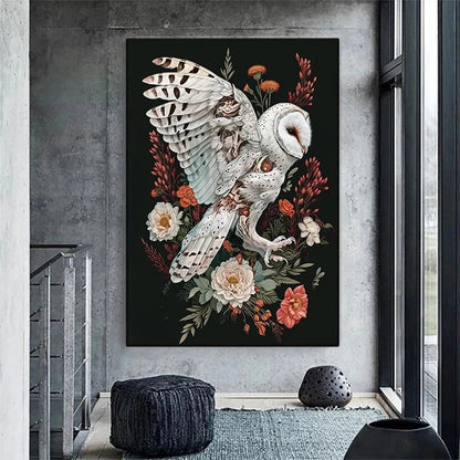 Floral Gothic Canvas Prints