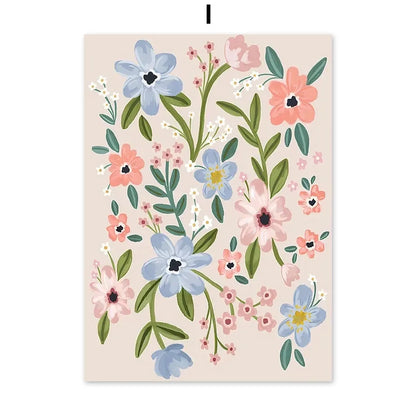 Moroccan Parrot & Lemon Flower Canvas