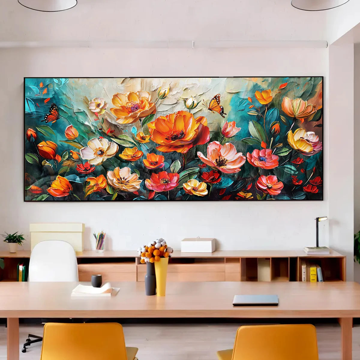 Abstract Flower Canvas - Set Of 3