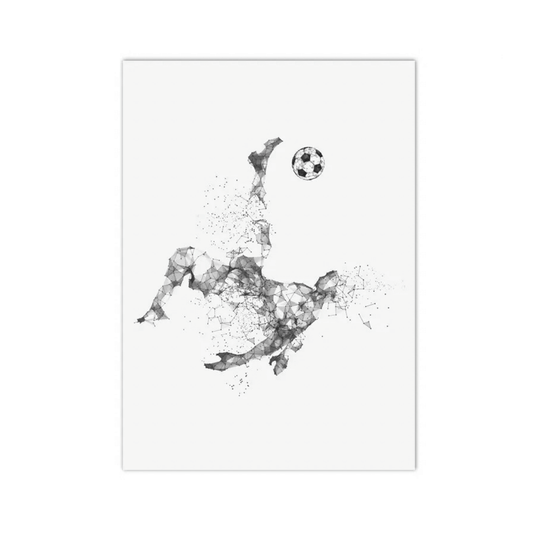 Bicycle Kick Football Canvas Print