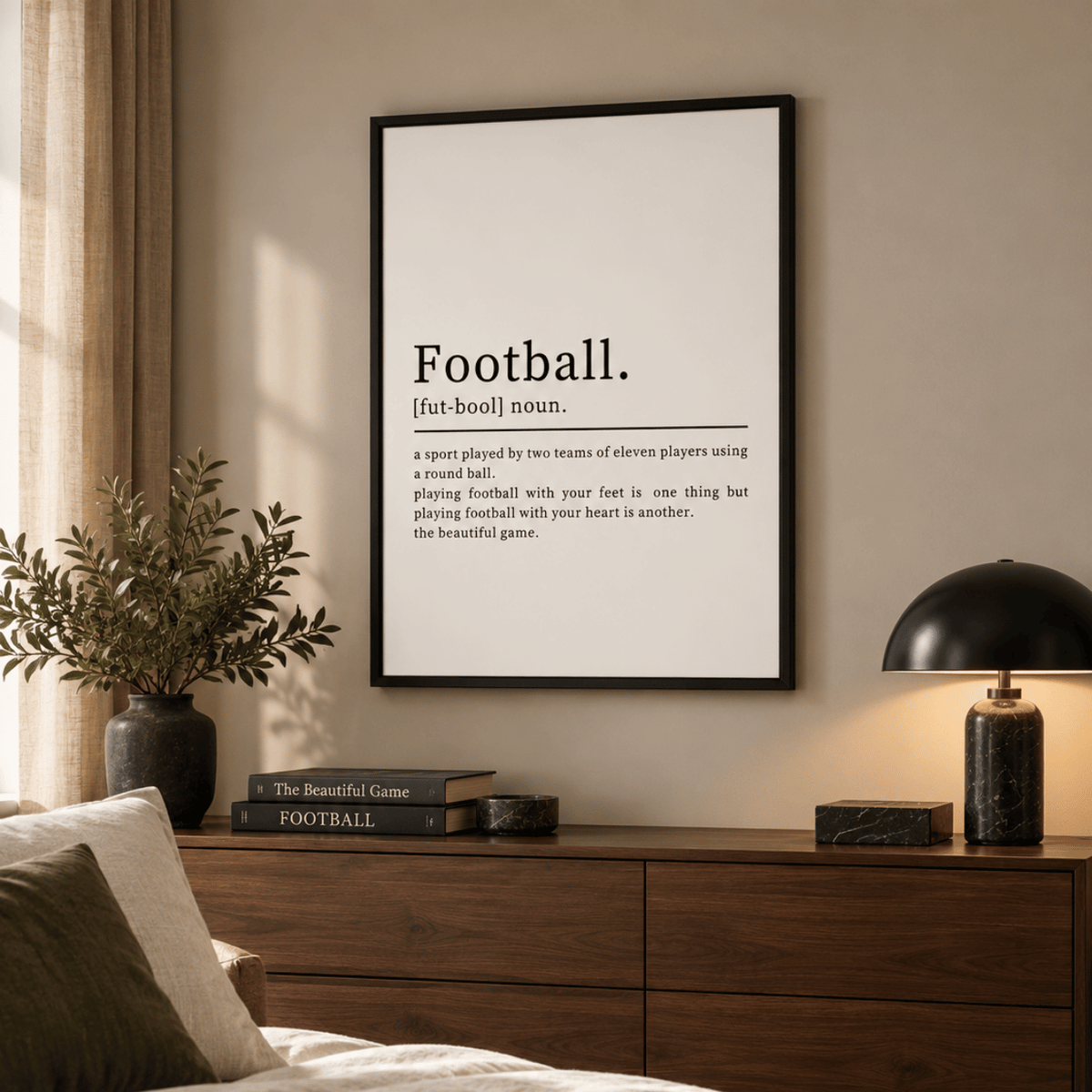 Football Definition Canvas Print